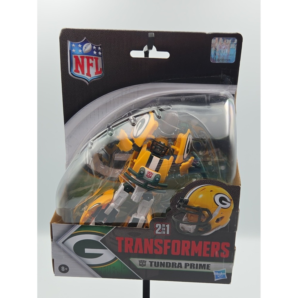 Transformers x NFL Green Bay Packers Tundra Prime 2 in 1 Figure NEW